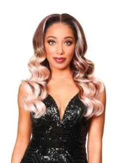 PM-Frontal Lace Iza Human Hair Blend Hd Lace Front Wig By Zury Sis