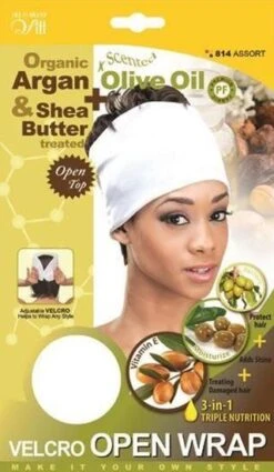 Qfitt Organic Shea Butter & Olive Oil Treated Velcro Open Wrap 814 Assort