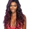 RCHF204 KELSEY Red Carpet Mane Concept Synthetic 13x4 HD Lace Front Wig -Fashion Wig Store rchf204 sr1b glazedred