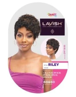 Riley Lavish 100 Virgin Human Hair Wig Janet Collection -Fashion Wig Store riley lavish 100 virgin human hair wig janet collection.2