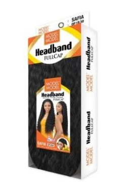 SAFIA Headband Full Cap Wig - Model Model -Fashion Wig Store safia headband full cap wing model model obw2 1