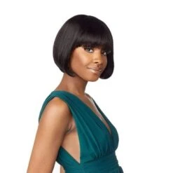 10A Straight Full Wig 9" Sensationnel Unprocessed Virgin Human Hair