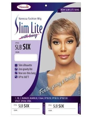 SLB Six Synthetic Hair Full Wig Slim LIte By Vanessa 5 SLB Six Synthetic Hair Full Wig Slim LIte By Vanessa - Image 3