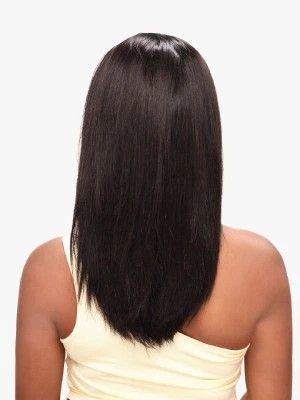 Sleek Layer 18 Inch Virgin Remi HH Brazilian HeadBand Full Wig - Beauty Elements 4 Sleek Layer 18 Inch Virgin Remi HH Brazilian HeadBand Full Wig - Beauty Elements - Image 2
