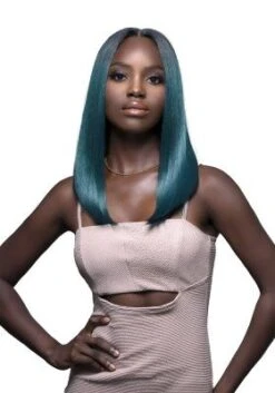 Soraya Human Hair Blend Deep Part Lace Front Wig Laude Hair