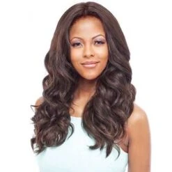 T5XL Donis Human Hair Blend Swissilk Lace Front Wig By Vanessa