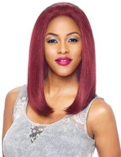 T5XL Biss Human Hair Blend Swissilk Lace Front Wig By Vanessa