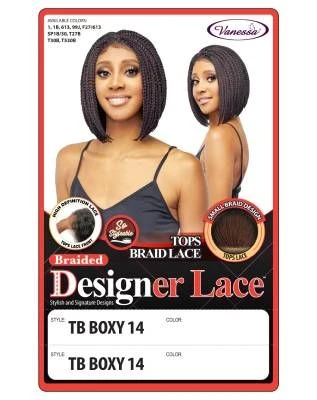TBV Boxy 14 Synthetic Lace Front Braided Wig Vanessa 5 TBV Boxy 14 Synthetic Lace Front Braided Wig Vanessa - Image 3