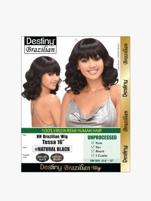 Tessa 16 Inch Virgin Remi HH Brazilian Full Wig - Beauty Elements 5 Tessa 16 Inch Virgin Remi HH Brazilian Full Wig - Beauty Elements - Image 3