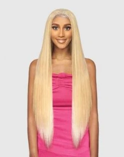 THH Euro 36-38 100 Brazilian Human Hair Lace Front Wig By Vanessa