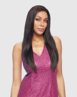 THH STR 24-26 100% Brazilian Human Hair Lace Front Wig By Vanessa
