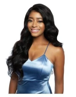 TRMD204 S WAVE 28 DEEP SIDE PART LACE FRONT WIG TRILL MANE CONCEPT