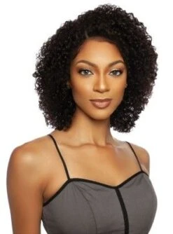 TRMP601 JERRY CURL 14 Trill 11A HD Pre-Plucked Hairline Wet And Wavy Lace Front Wig Mane Concept