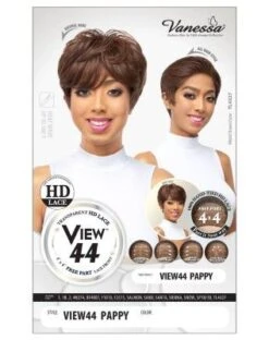 VIEW44 Pappy 4X4 Free Part HD Lace Front Wig Vanessa -Fashion Wig Store view44 pappy 4x4 free part hd lace front wig vanessa obw