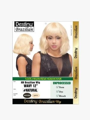 Wavy 12 Inch Virgin Remi HH Brazilian Full Wig - Beauty Elements 5 Wavy 12 Inch Virgin Remi HH Brazilian Full Wig - Beauty Elements - Image 3