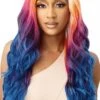 ZAHARA By Outre Color Bomb HD Lace Front Wig -Fashion Wig Store zahara outre color bomb hd lace front wig onebeautyworld
